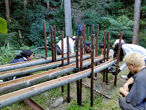 製作ワークショップ-装置の設置作業3