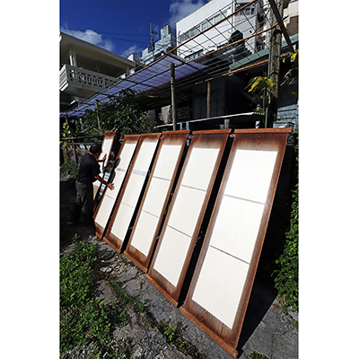 手漉琉球紙工房蕉紙菴（那覇市）