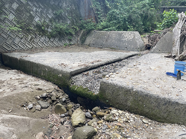 竜の口切欠き魚道